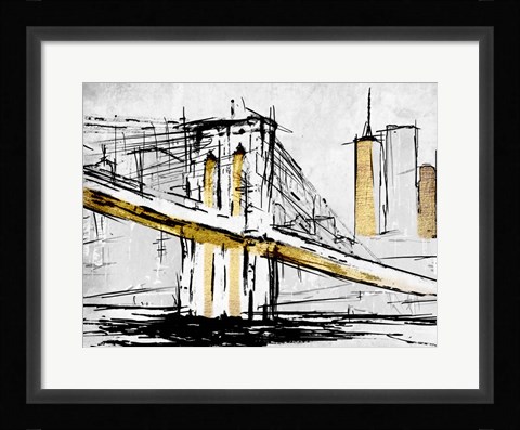Framed City Of Gold 1 Print