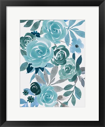 Framed Floral Growth 1 Print
