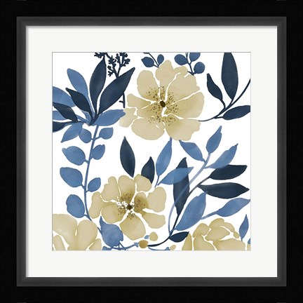 Framed Mid Day Bouquet 1 Print