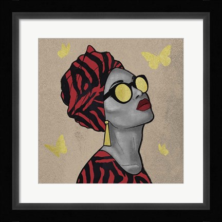 Framed Breathtaking Natural Queen 2 Print