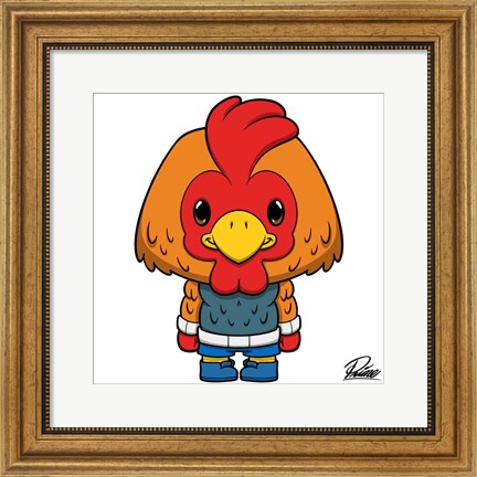Framed Connor Chicken Print