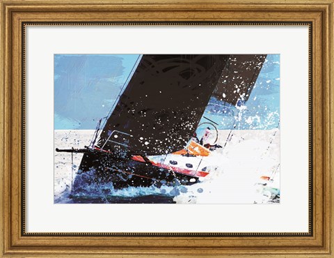 Framed Sailing 1 Print