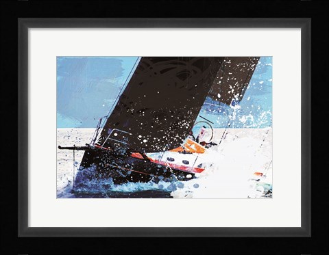 Framed Sailing 1 Print