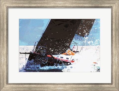 Framed Sailing 1 Print