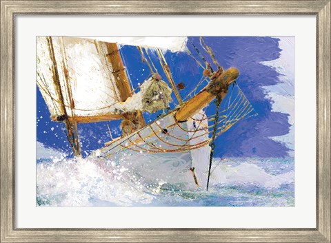 Framed Sailing 2 Print