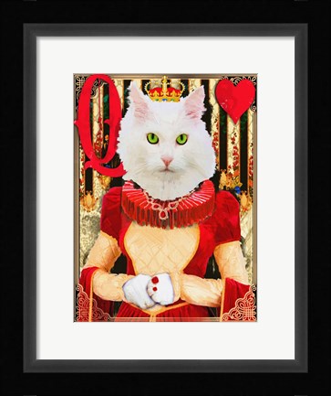 Framed Queen of Hearts Print