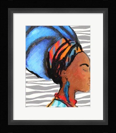 Framed Ebony Princess 2 Print