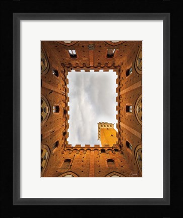 Framed From the Courtyard Crop Print