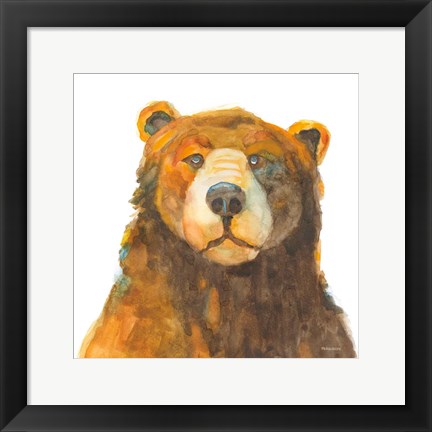 Framed Friendly Bear Print