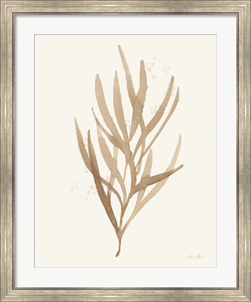 Framed Leaf and Stem VII Print