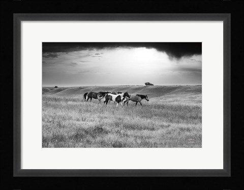 Framed Sunset Rains Print