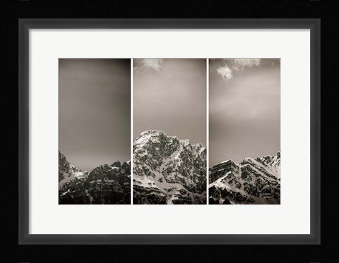Framed Peak Panel Print