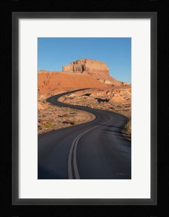 Framed Goblin Valley State Park Road Print