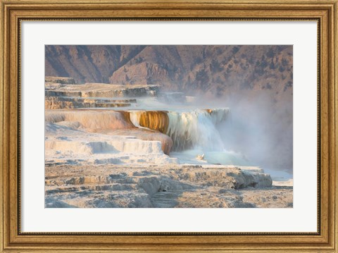 Framed Terraces of Canary Spring Print