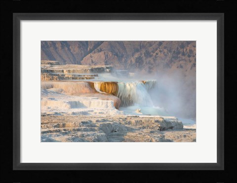 Framed Terraces of Canary Spring Print