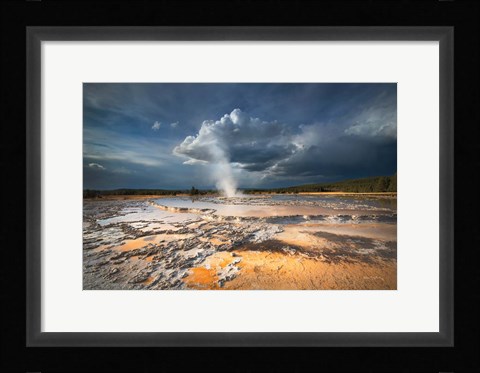 Framed Great Fountain Geyser Print