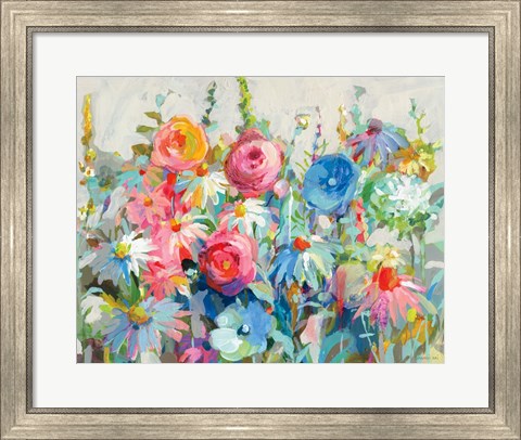Framed All the Bright Flowers Print