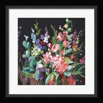 Framed Brightness Flowering Muted Print