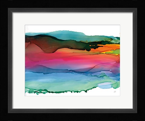 Framed Rainbowscape I Print