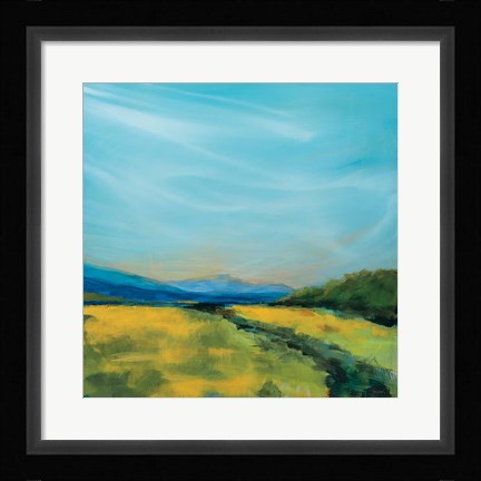 Framed Golden Fields Print