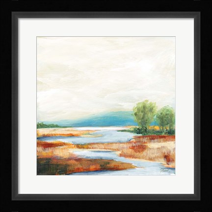 Framed Autumn Wetland Print