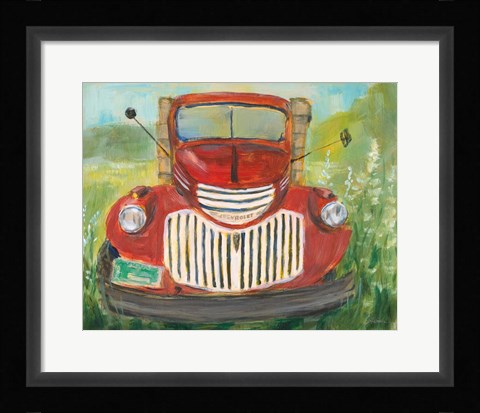 Framed Farm Truck Print