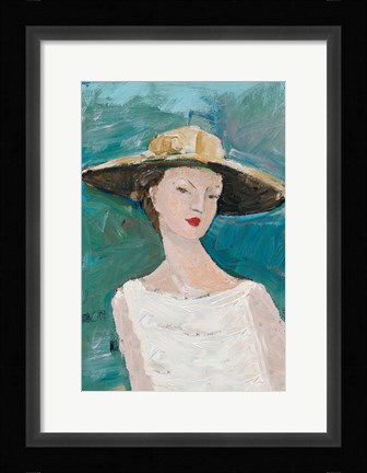 Framed Flea Market Portrait I v2 Print