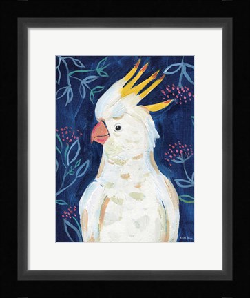 Framed Tropical Cockatoo Print