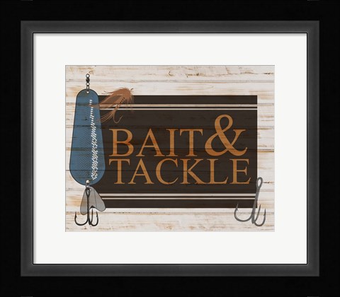 Framed Bait and Tackle V2 Print