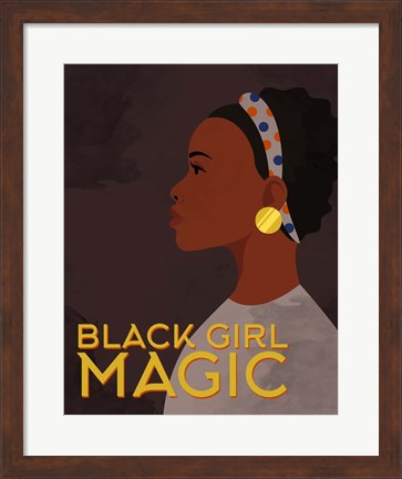 Framed Black Girl Magic Print