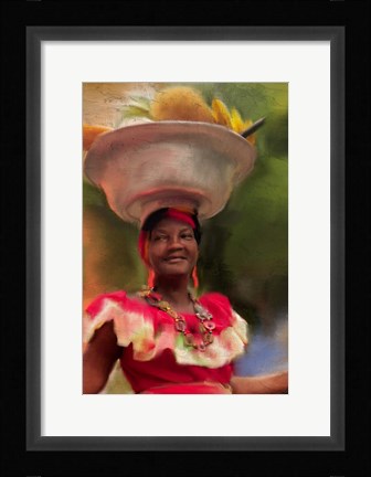 Framed Fruit Bowl Print