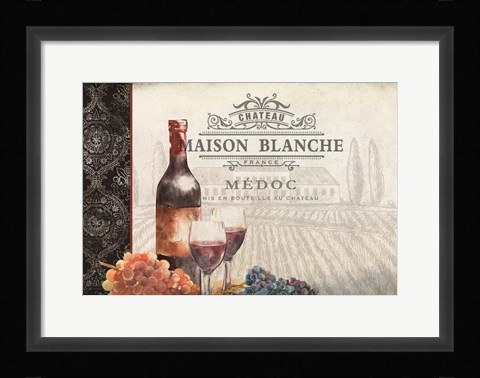 Framed Vineyard View 5 Print