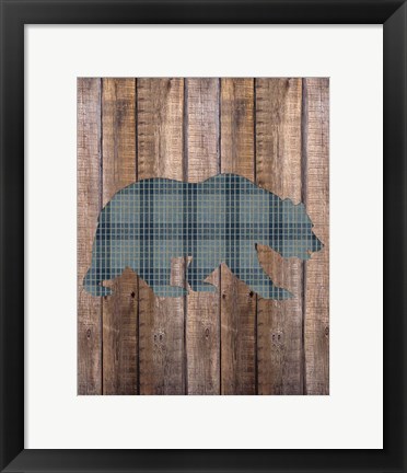 Framed Bear Woods Print