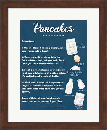 Framed Pancakes Print