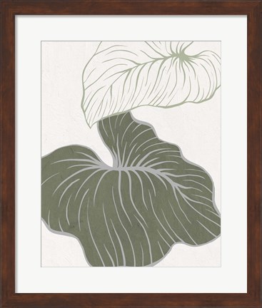 Framed Serenity Palm 2 Print