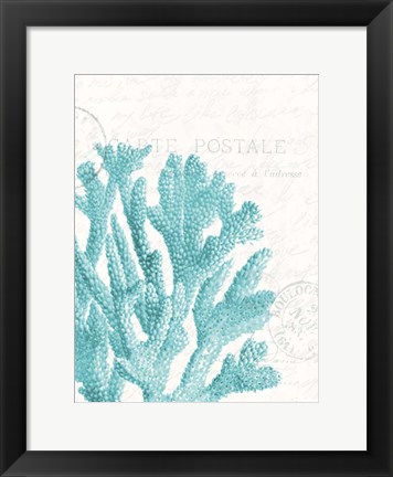 Framed Seaside Card 1 Print