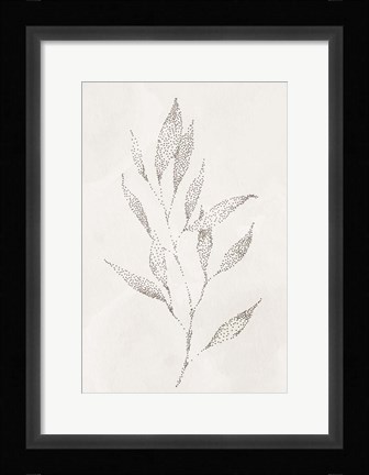 Framed Spotted Botanical 2 Print