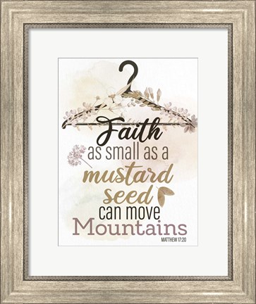 Framed Faith as Small Print
