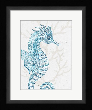 Framed Sea Creature 1 Print