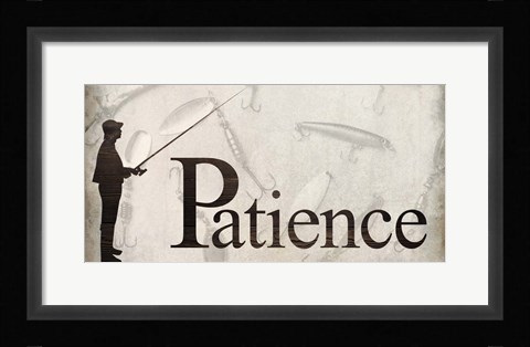 Framed Patience Print