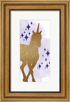 Framed Magical Unicorn 1 Print