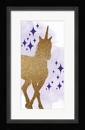 Framed Magical Unicorn 1 Print