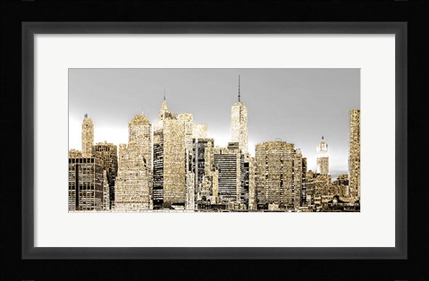 Framed New York 1 Print