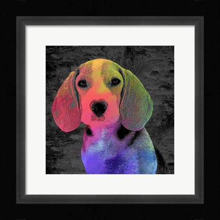 Framed Beagle Print