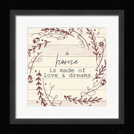 Framed House is Made 2 Print