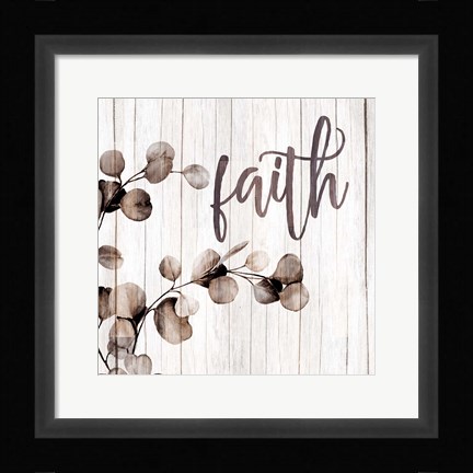 Framed Faith Branch Print