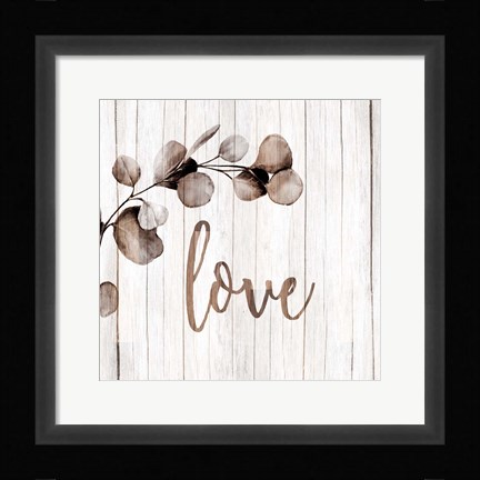 Framed Love Branch Print