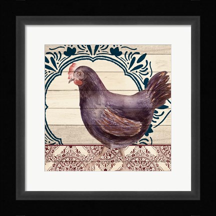 Framed Poultry 3 Print