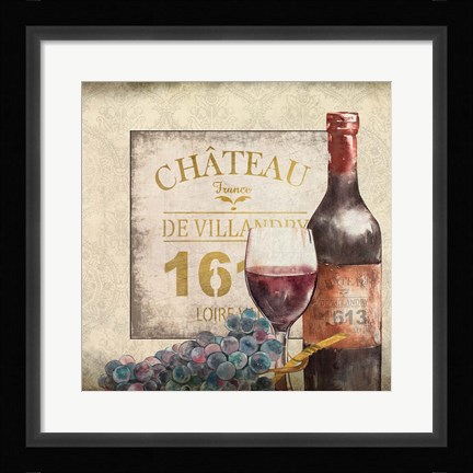 Framed Chateau 1 Print