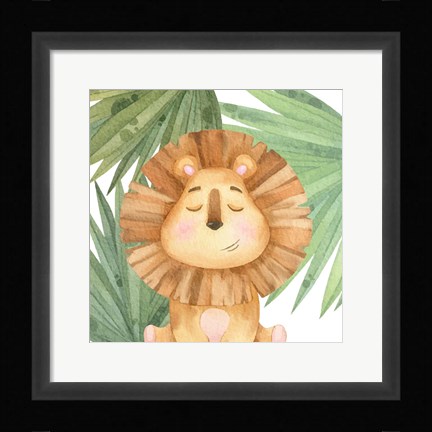 Framed Goodnight Jungle 3 Print